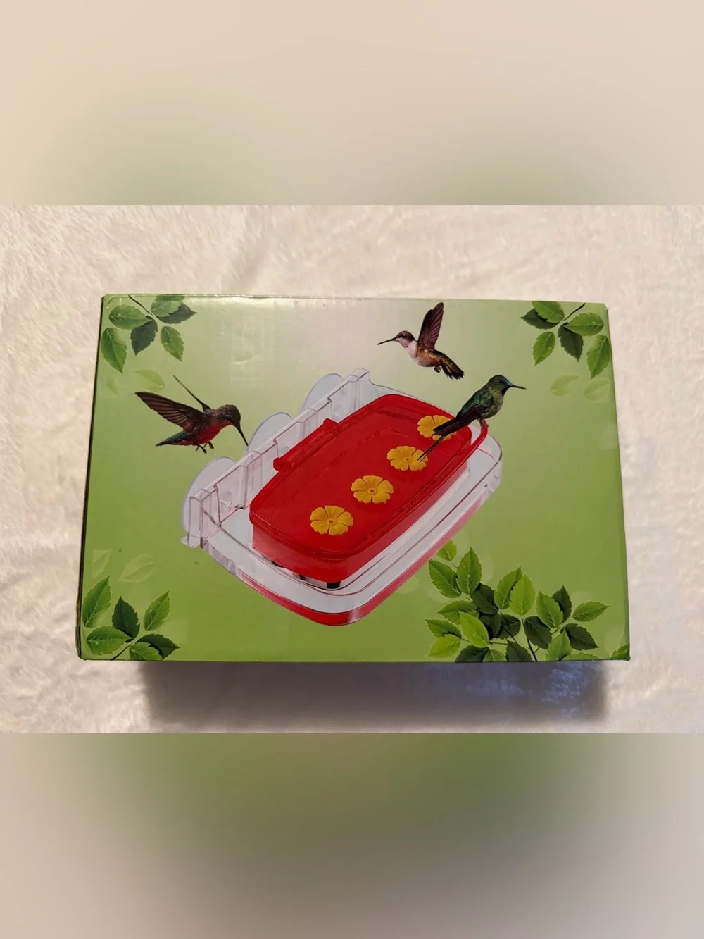 Window Hummingbird Feeder with Strong Suction Cups
